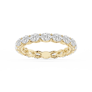 Lovea Ida Eternity Ring Ovalschliff – Gelbgold