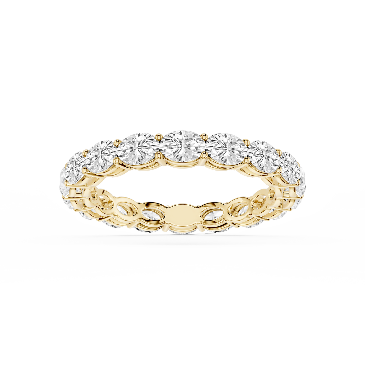 Lovea Ida Eternity Ring Ovalschliff – Gelbgold