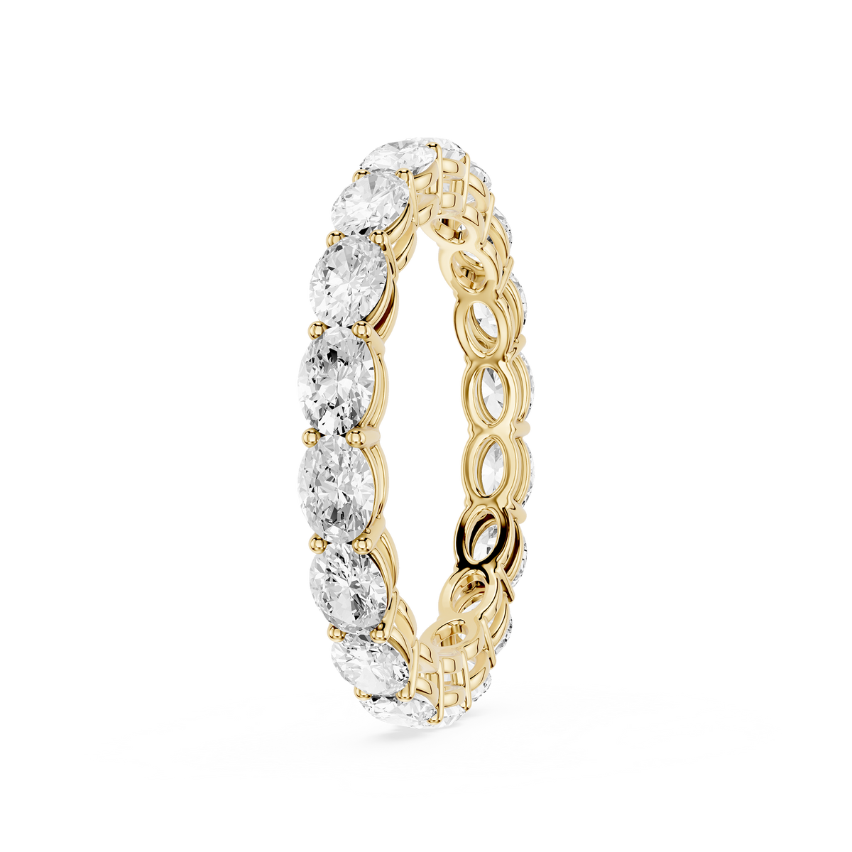 Lovea Ida Eternity Ring Ovalschliff – Gelbgold