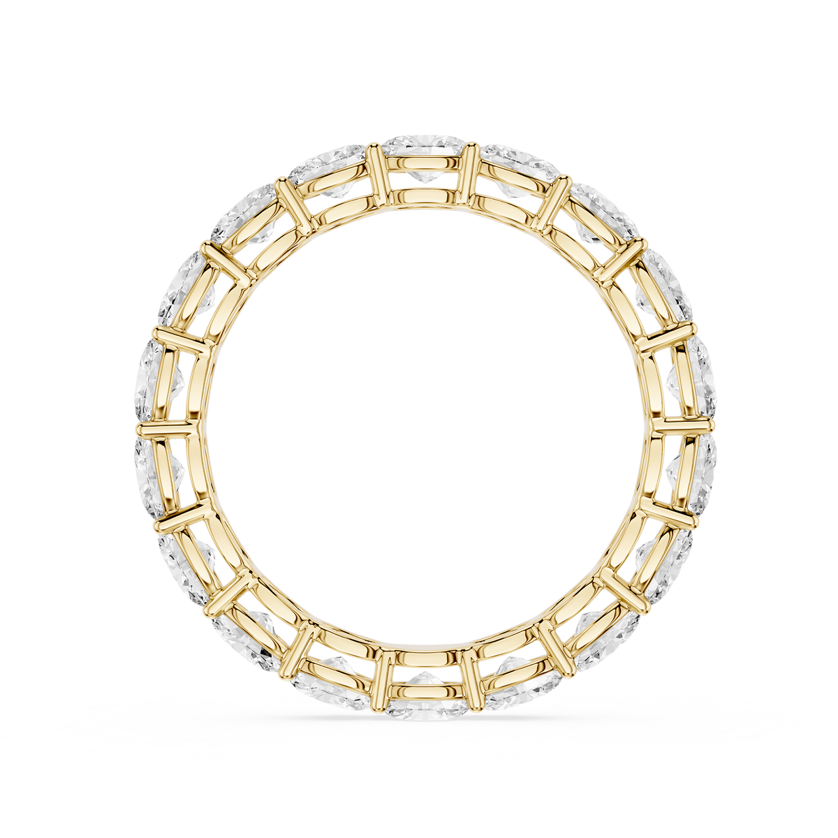 Lovea Ida Eternity Ring Ovalschliff – Gelbgold