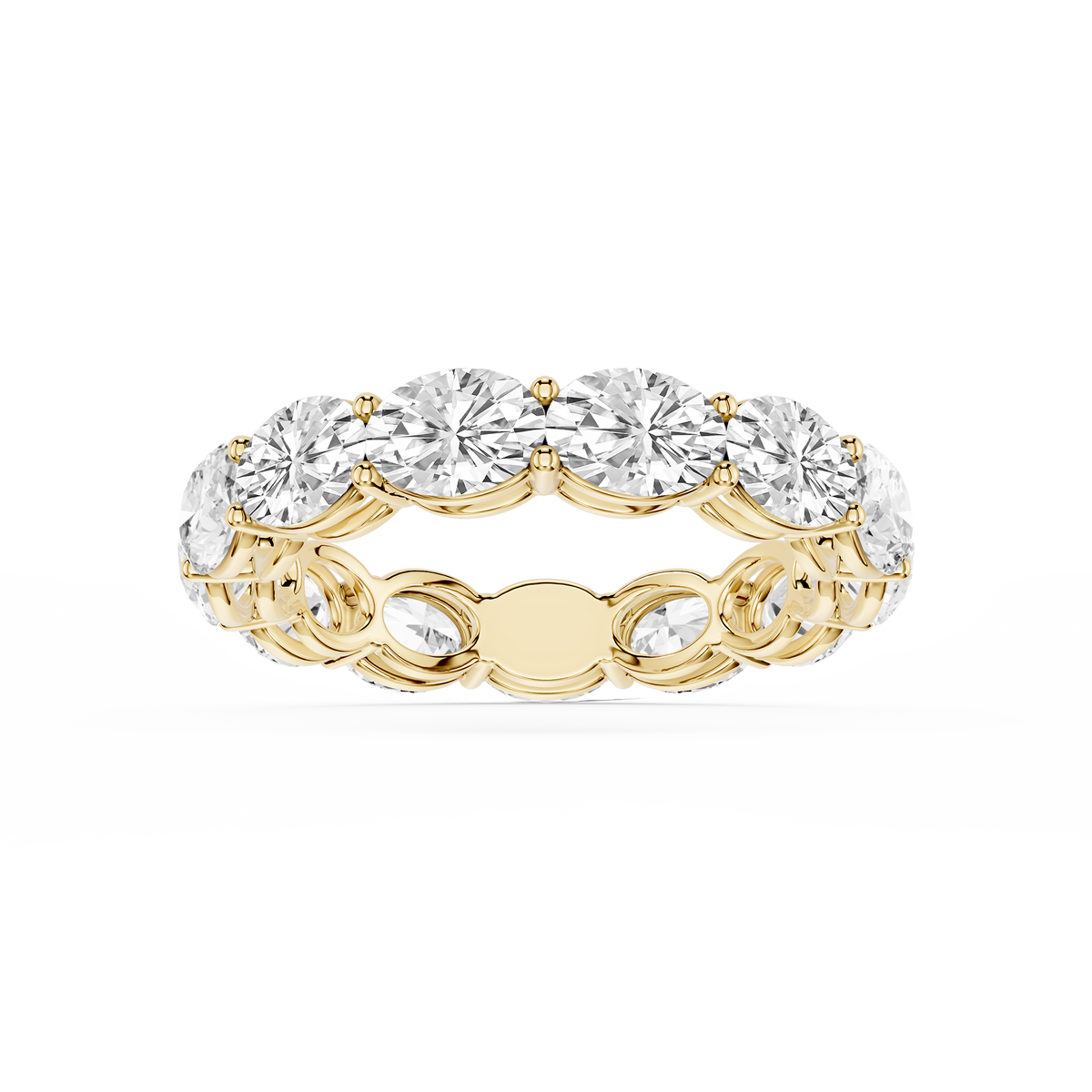 Lovea Ida Eternity Ring Ovalschliff – Gelbgold