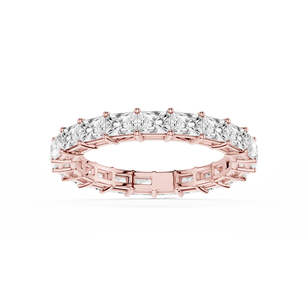 Lovea Ida Eternity Ring Radiantschliff – Roségold