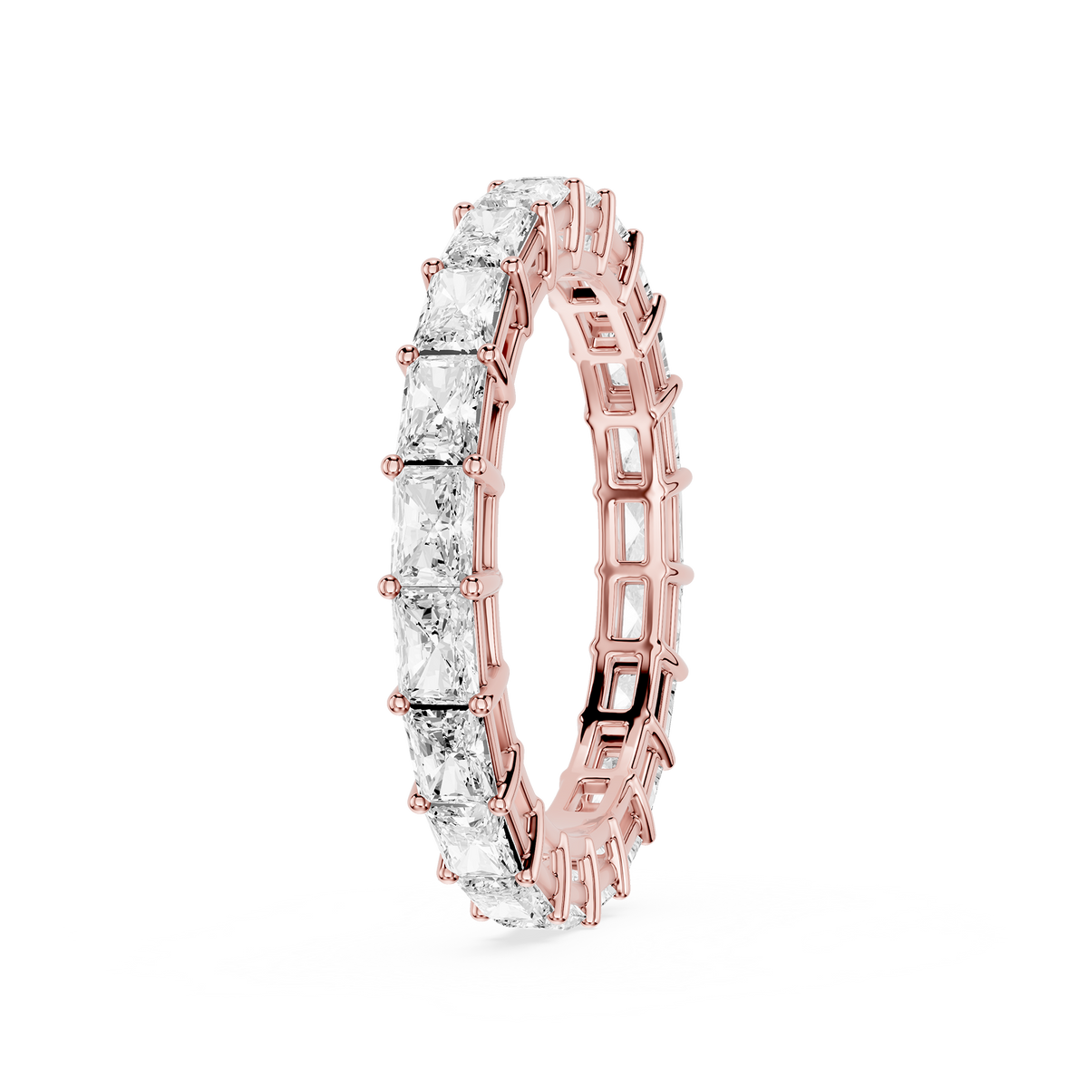 Lovea Ida Eternity Ring Radiantschliff – Roségold