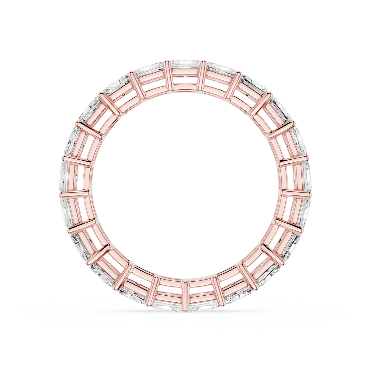 Lovea Ida Eternity Ring Radiantschliff – Roségold