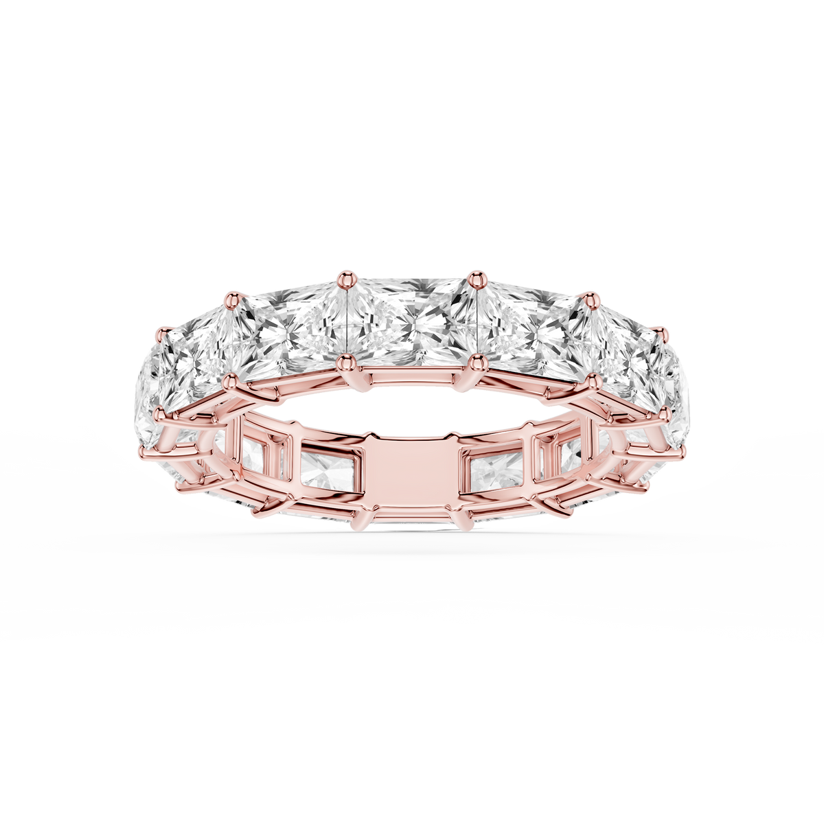 Lovea Ida Eternity Ring Radiantschliff – Roségold