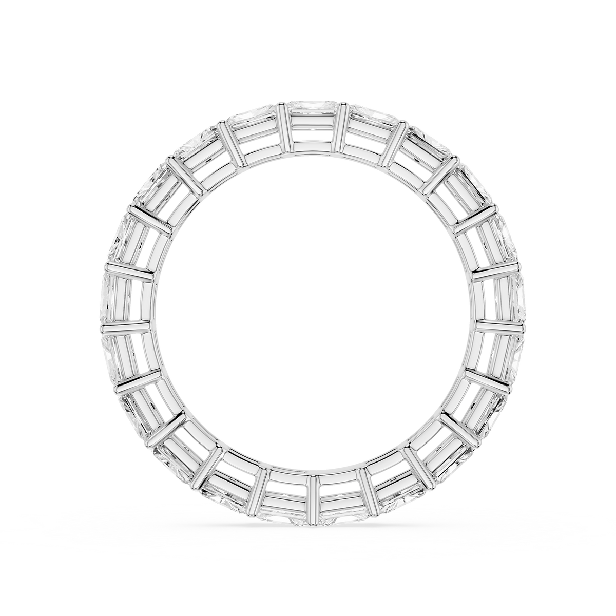 Lovea Ida Eternity Ring Radiantschliff – Weißgold
