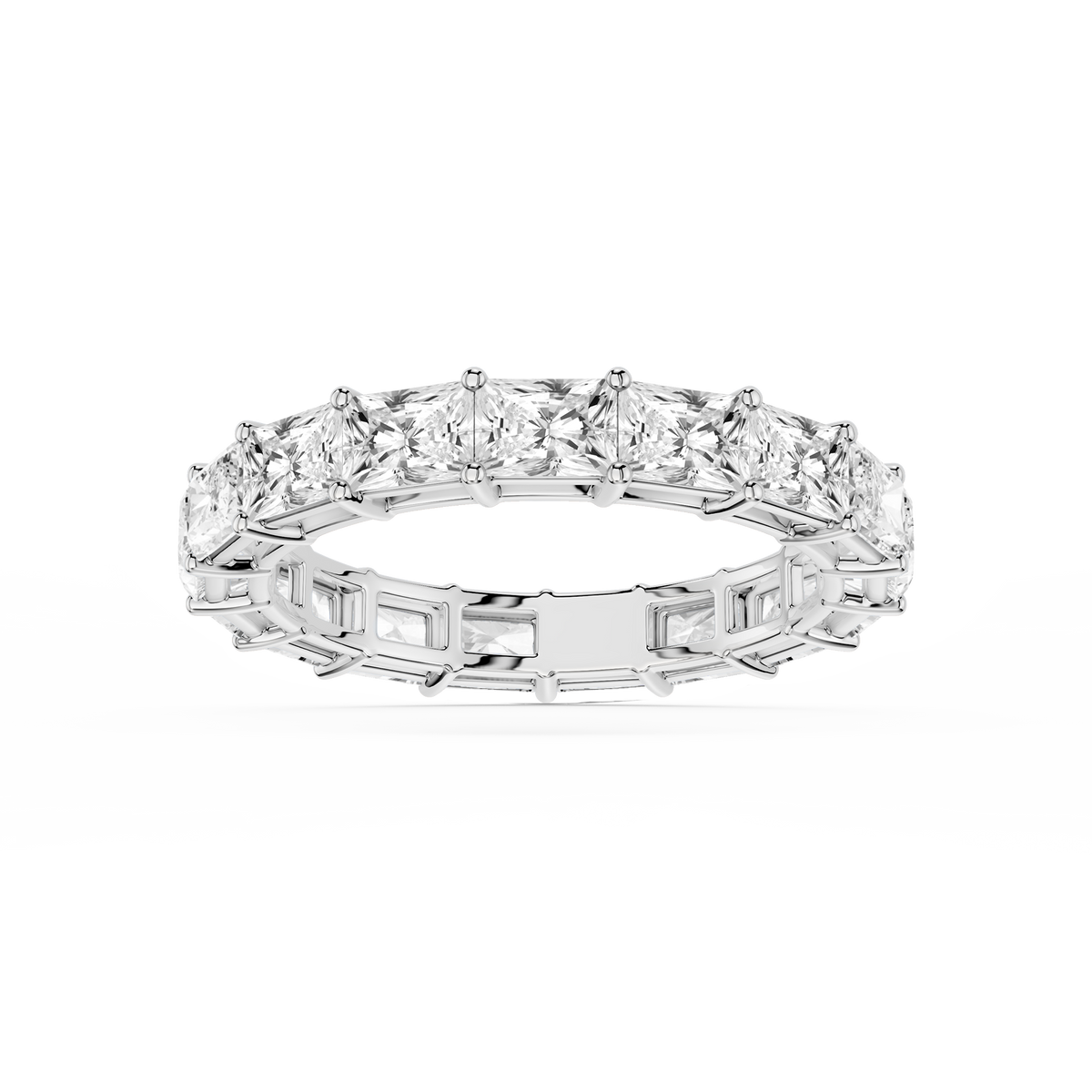 Lovea Ida Eternity Ring Radiantschliff – Weißgold