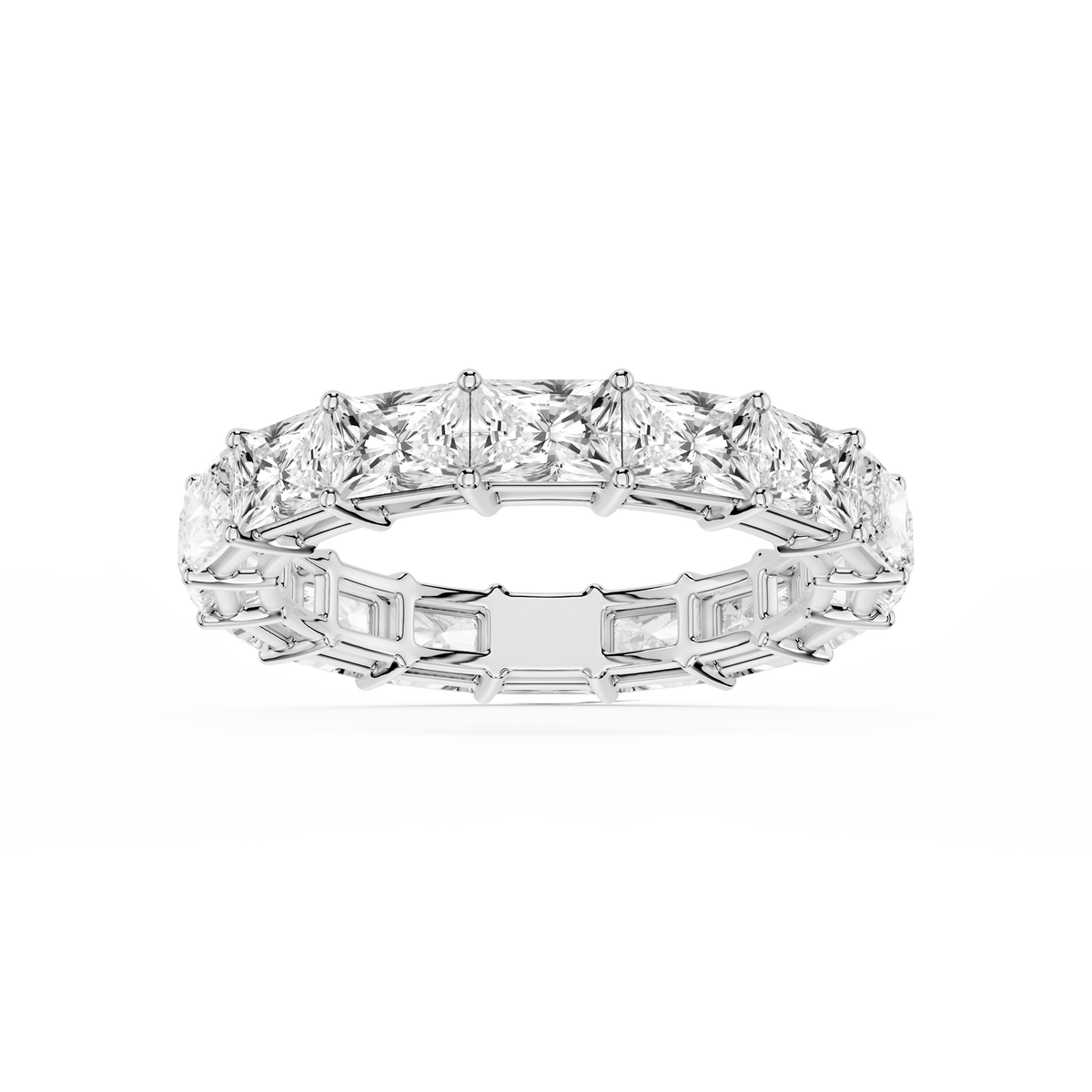 Lovea Ida Eternity Ring Radiantschliff – Weißgold