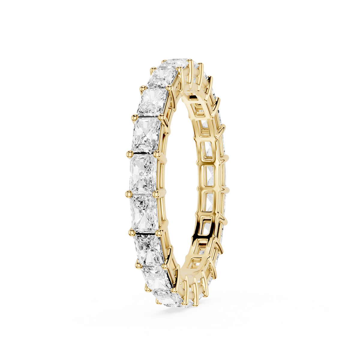 Lovea Ida Eternity Ring Radiantschliff – Gelbgold