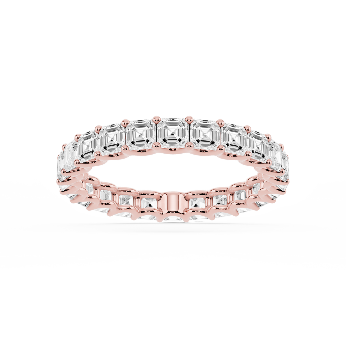 Lovea Romy Eternity Ring Asscherschliff – Roségold