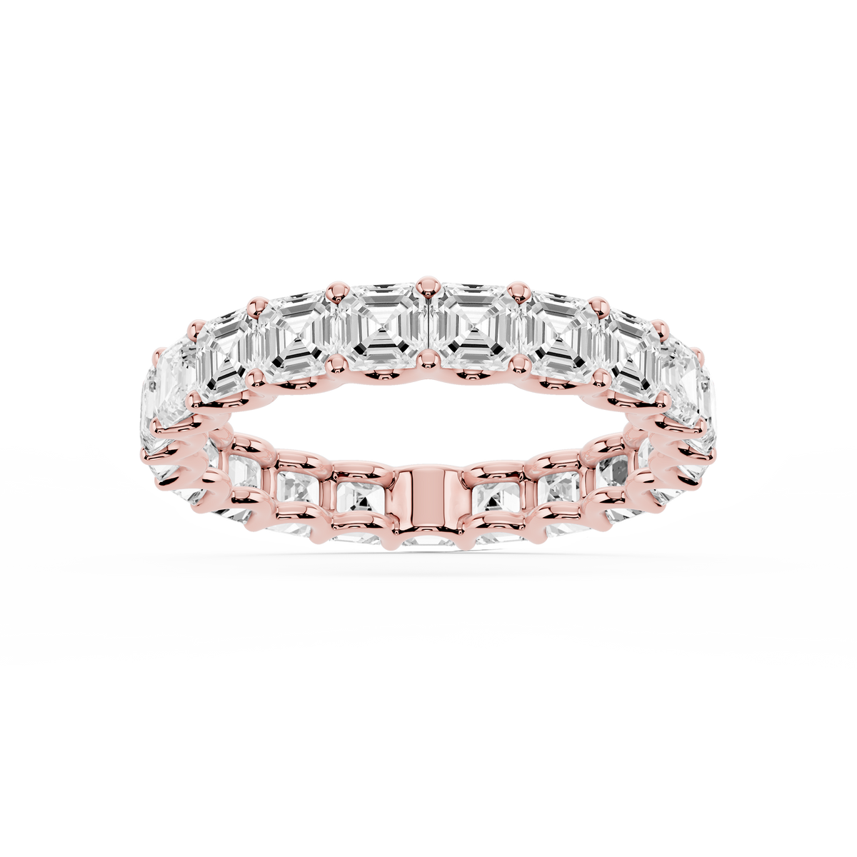 Lovea Romy Eternity Ring Asscherschliff – Roségold