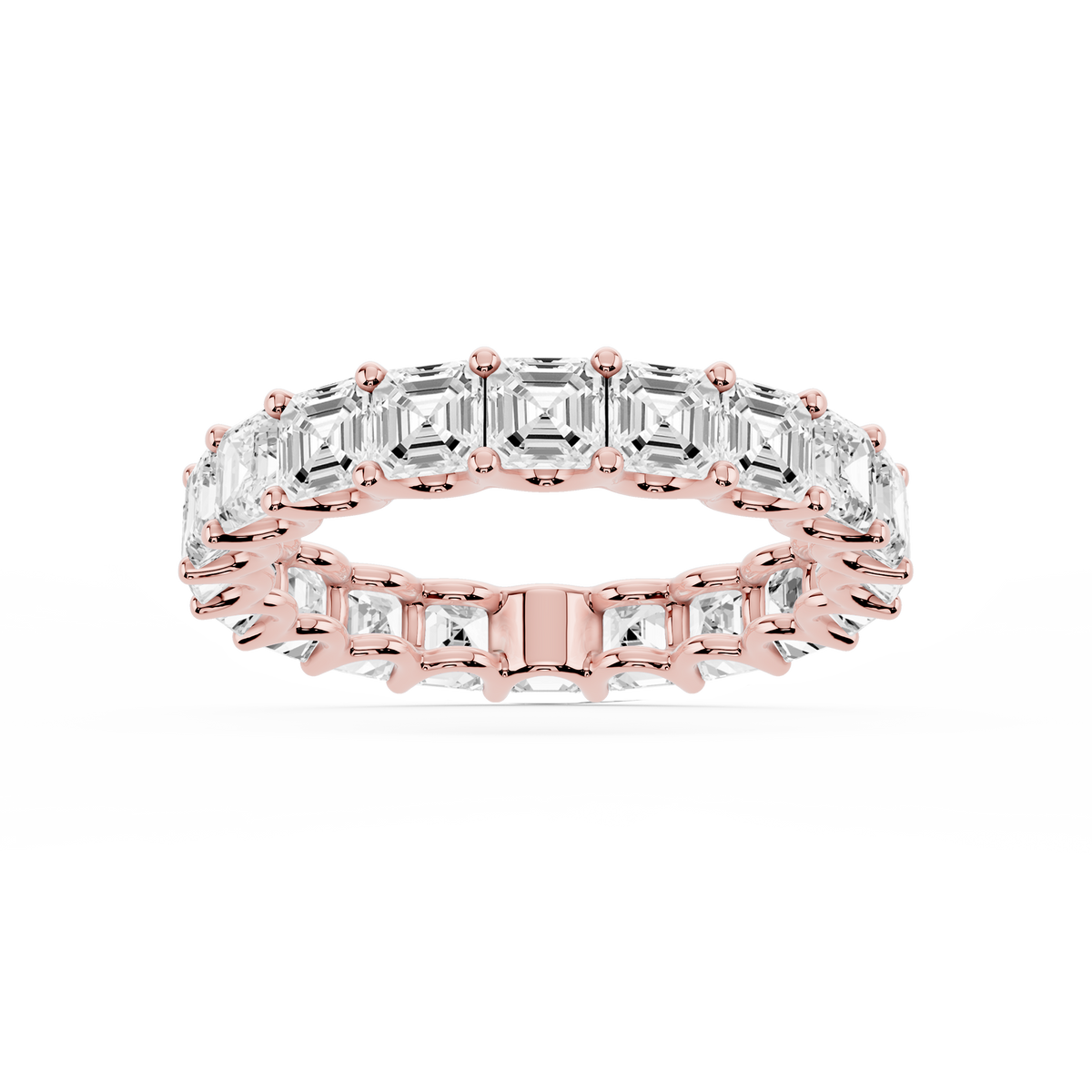Lovea Romy Eternity Ring Asscherschliff – Roségold