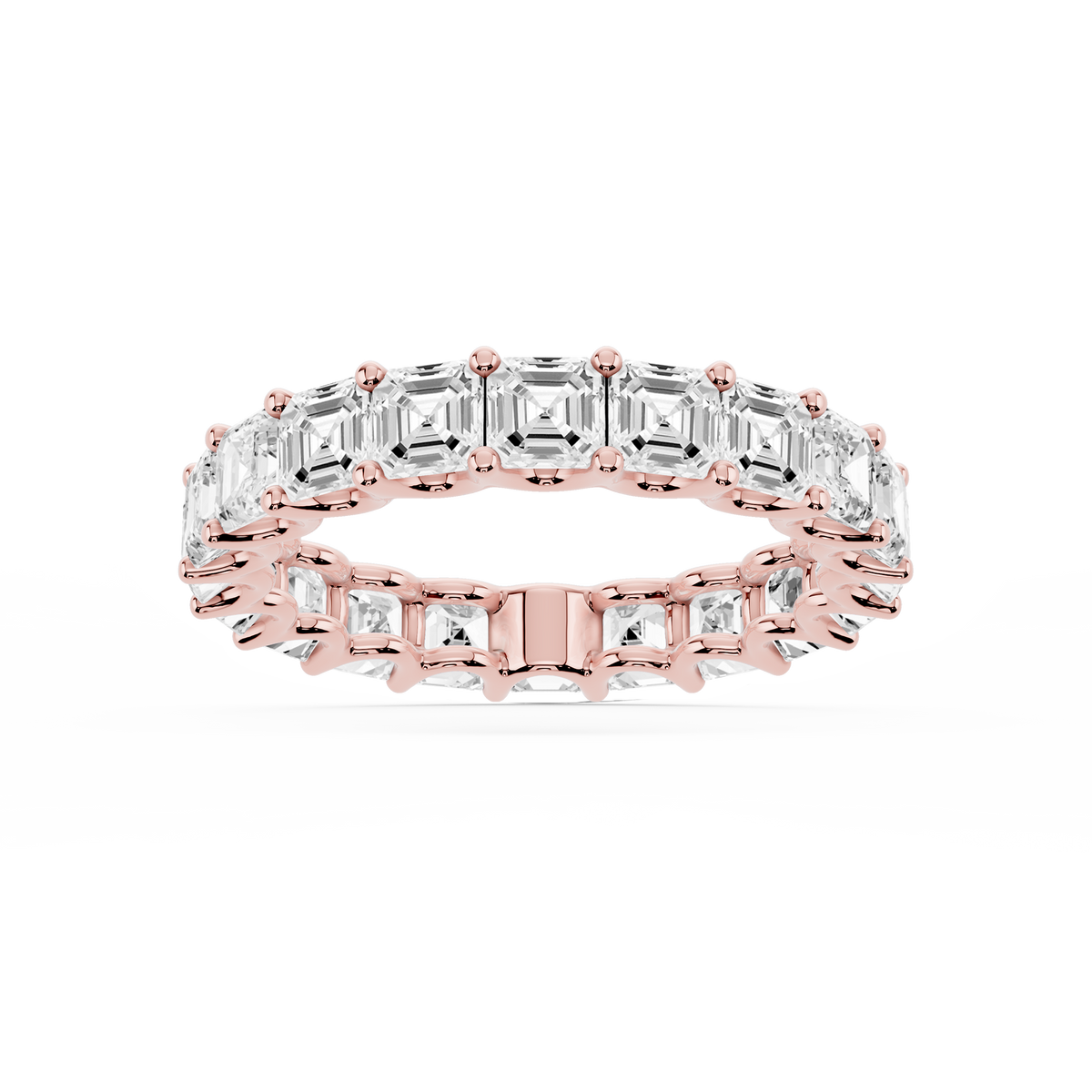Lovea Romy Eternity Ring Asscherschliff – Roségold