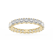Lovea Romy Eternity Ring Asscherschliff – Gelbgold