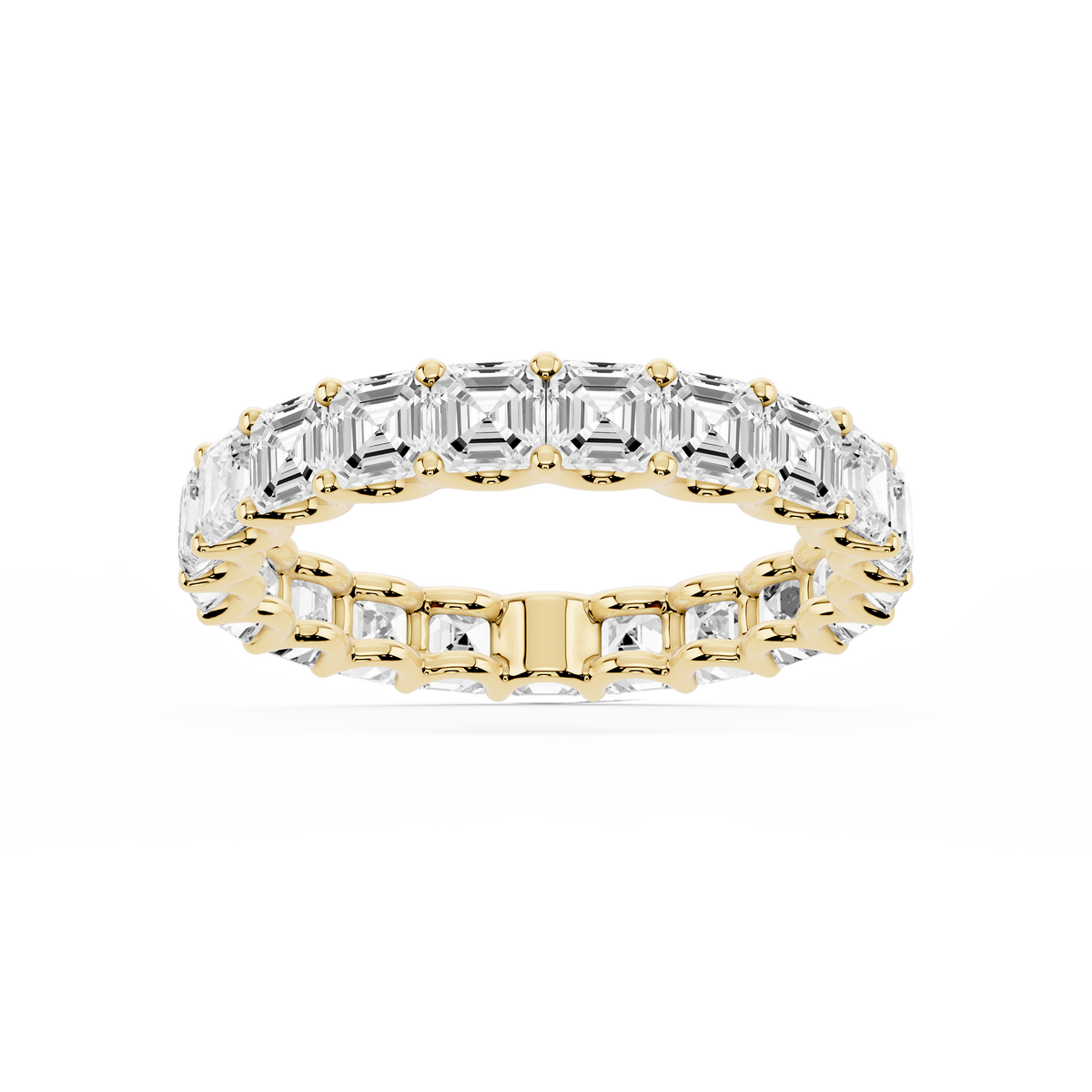 Lovea Romy Eternity Ring Asscherschliff – Gelbgold