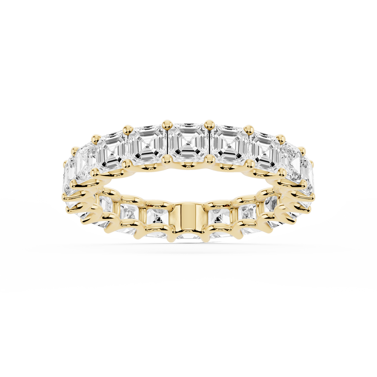 Lovea Romy Eternity Ring Asscherschliff – Gelbgold
