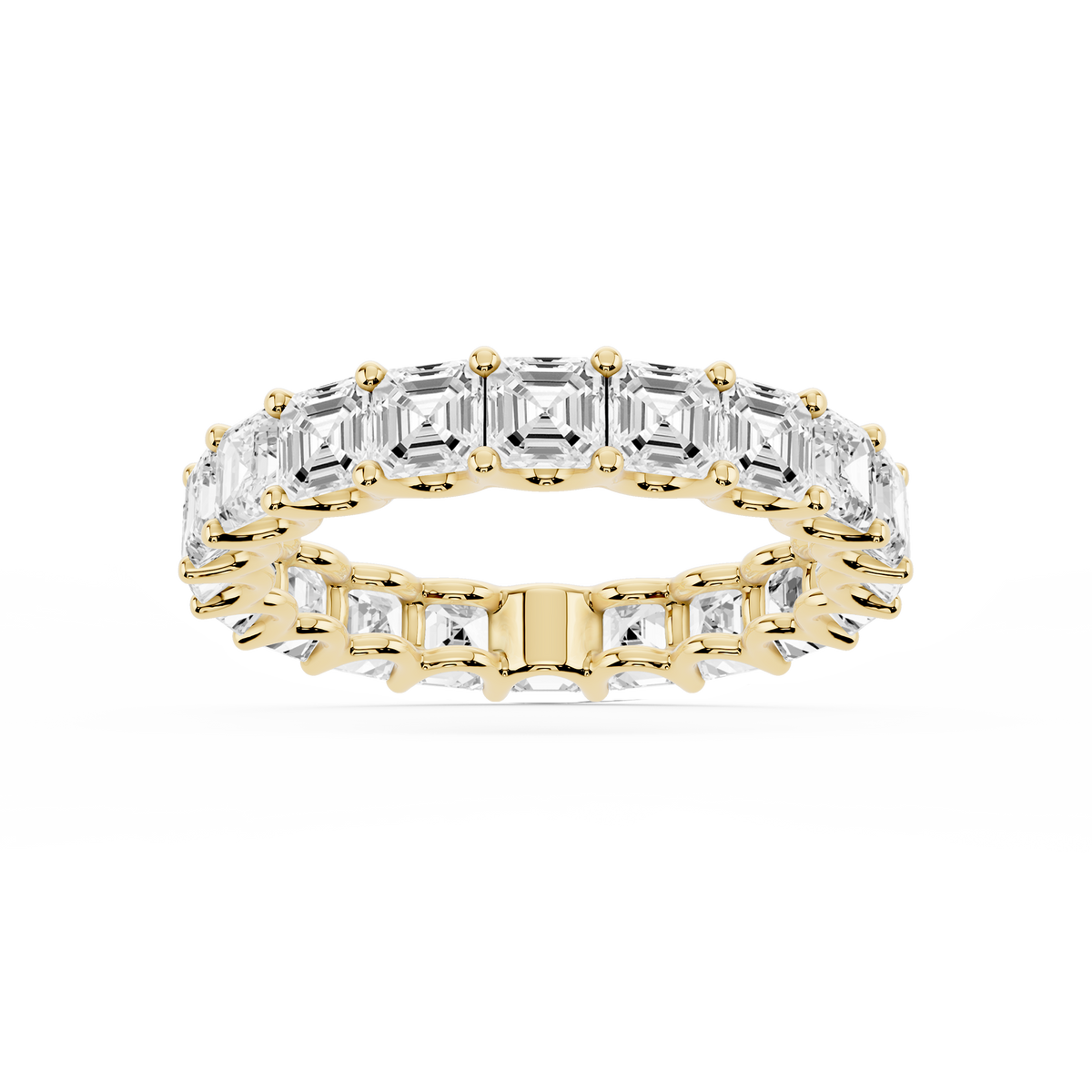 Lovea Romy Eternity Ring Asscherschliff – Gelbgold