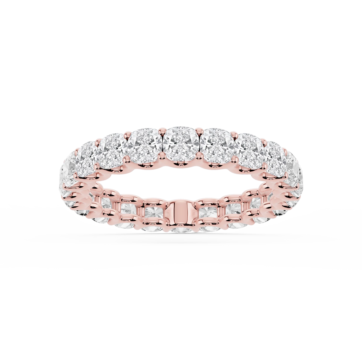 Lovea Romy Eternity Ring Kissenschliff – Roségold