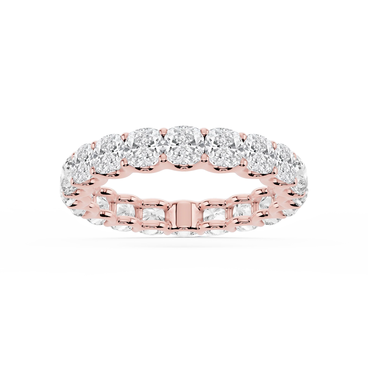 Lovea Romy Eternity Ring Kissenschliff – Roségold