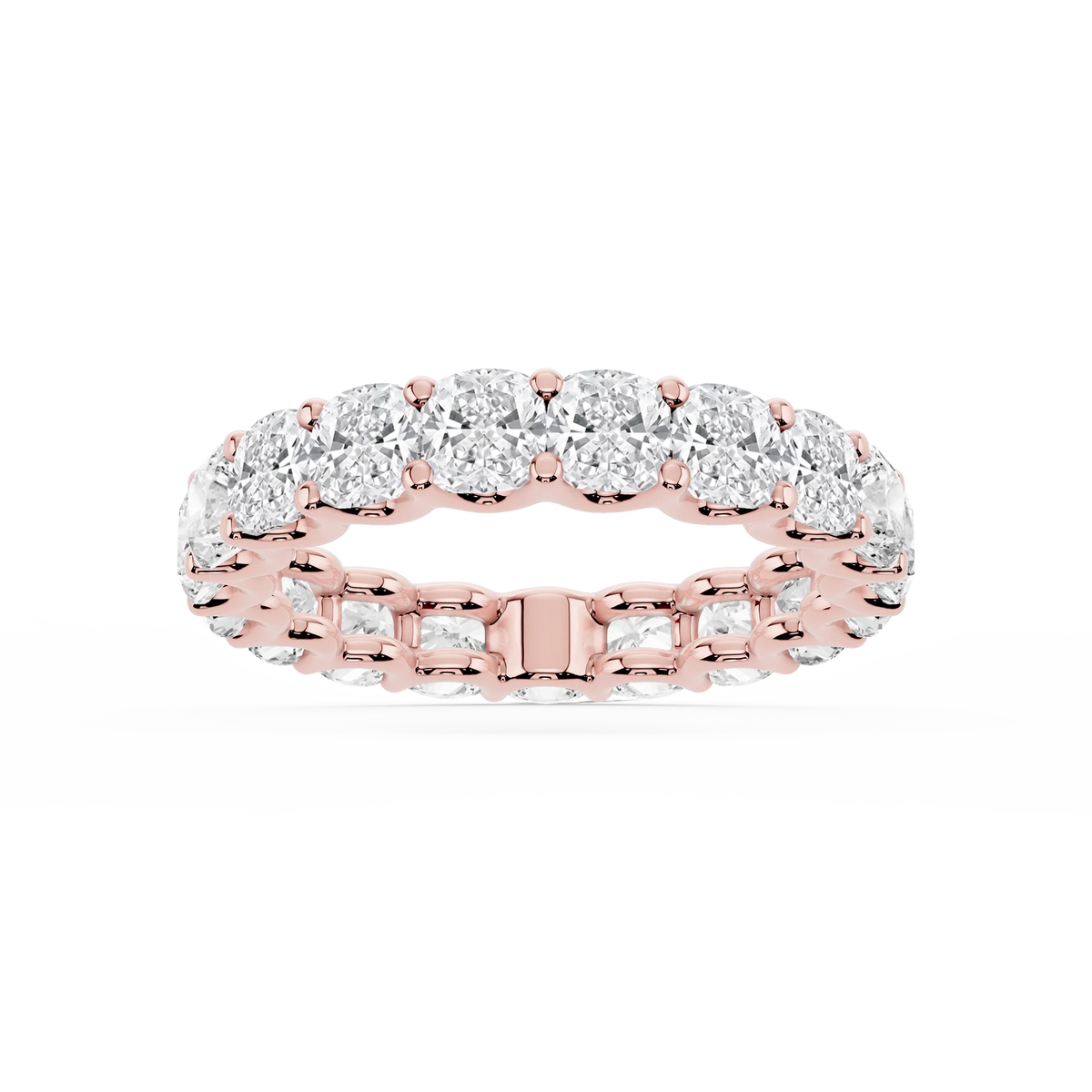Lovea Romy Eternity Ring Kissenschliff – Roségold