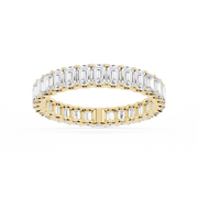 Lovea Romy Eternity Ring Smaragdschliff – Gelbgold