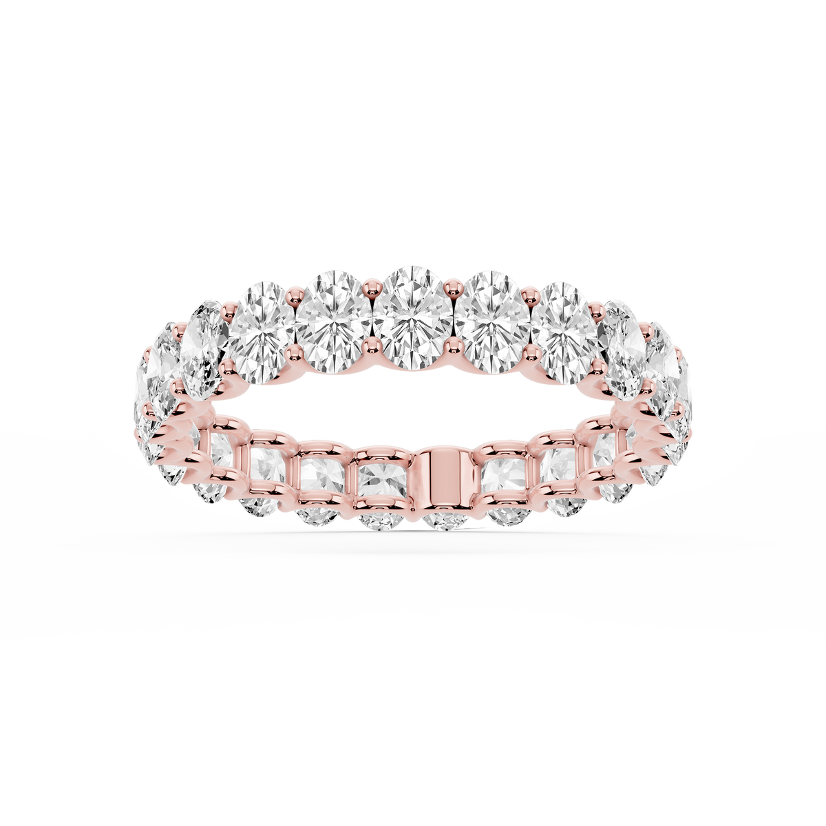 Lovea Romy Eternity Ring Ovalschliff – Roségold