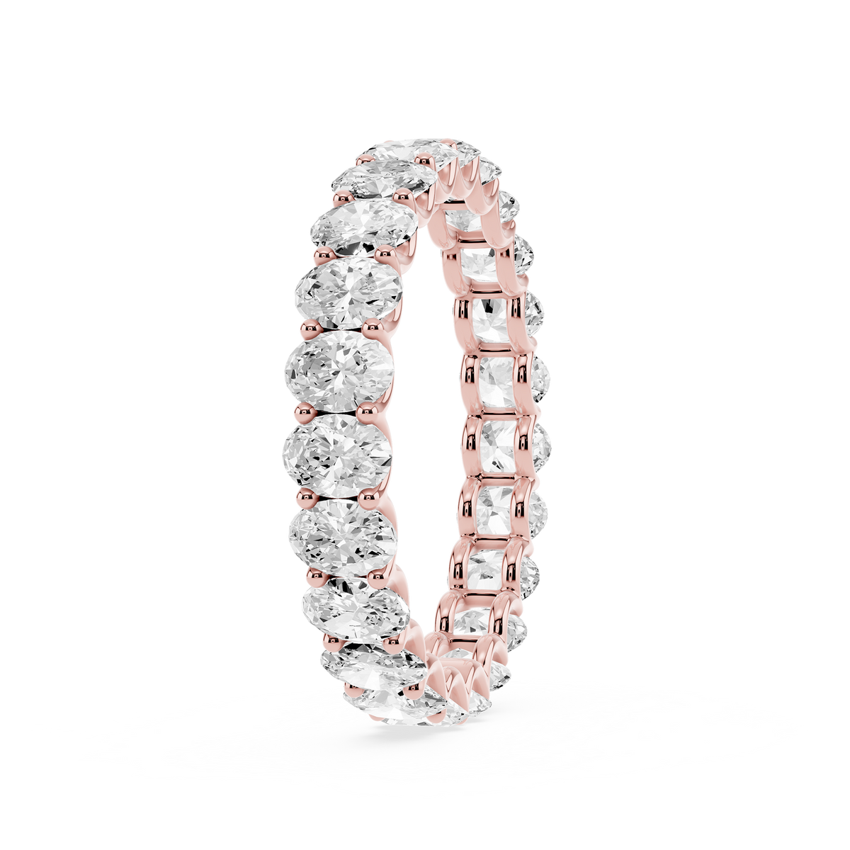 Lovea Romy Eternity Ring Ovalschliff – Roségold