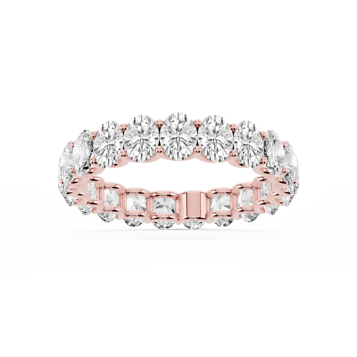 Lovea Romy Eternity Ring Ovalschliff – Roségold