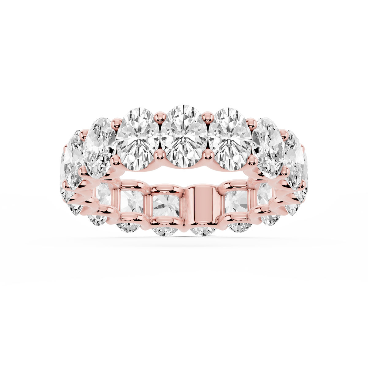 Lovea Romy Eternity Ring Ovalschliff – Roségold