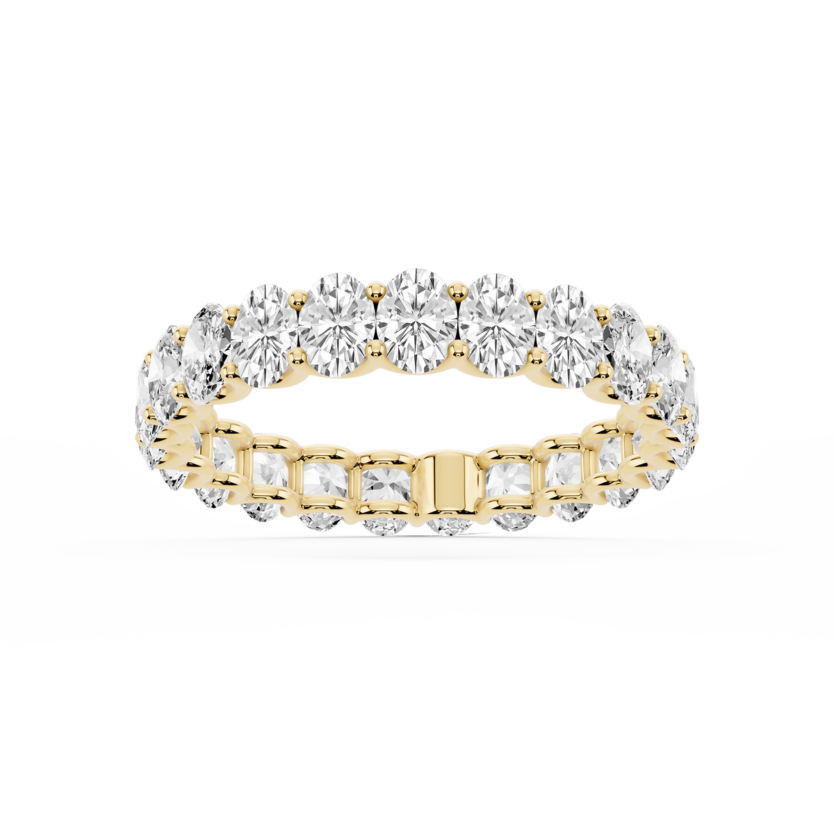Lovea Romy Eternity Ring Ovalschliff – Gelbgold