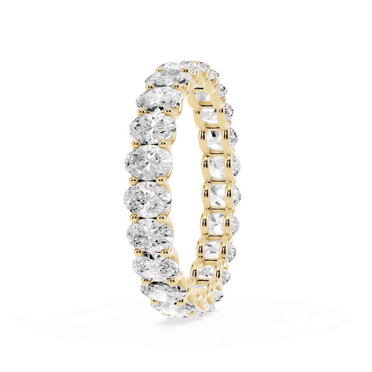 Lovea Romy Eternity Ring Ovalschliff – Gelbgold