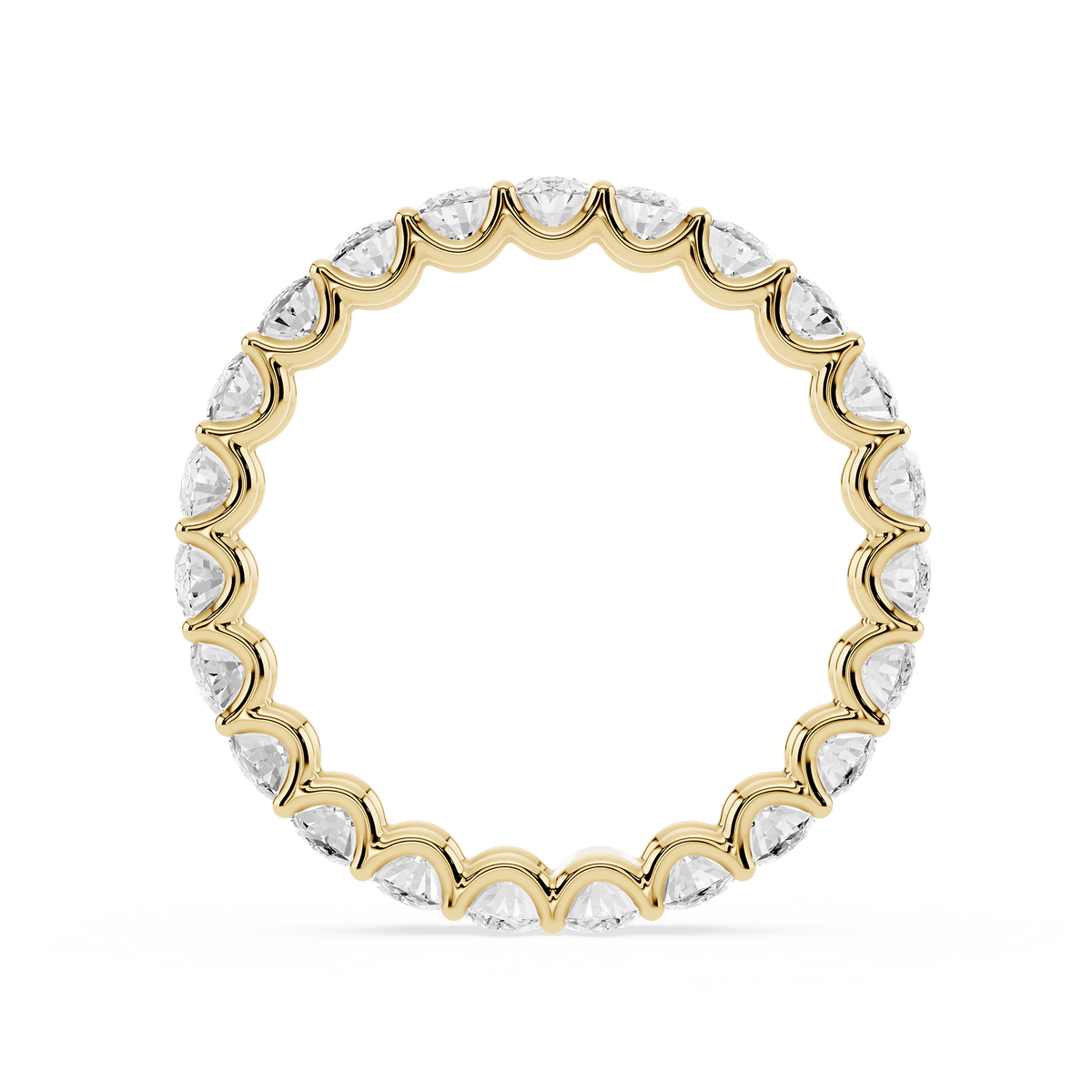 Lovea Romy Eternity Ring Ovalschliff – Gelbgold