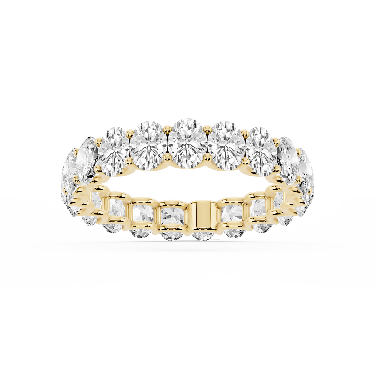 Lovea Romy Eternity Ring Ovalschliff – Gelbgold