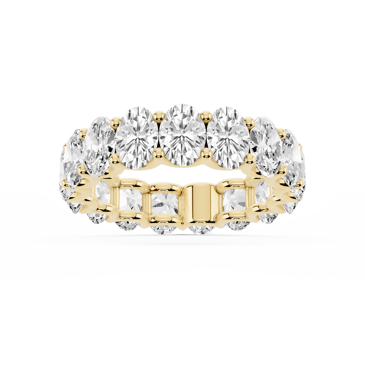 Lovea Romy Eternity Ring Ovalschliff – Gelbgold