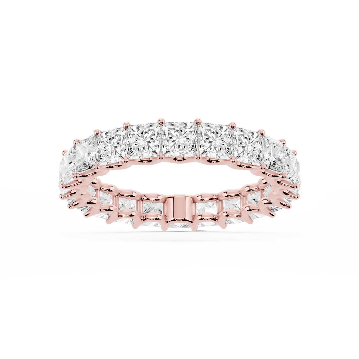 Lovea Romy Eternity Ring Prinzessschliff – Roségold