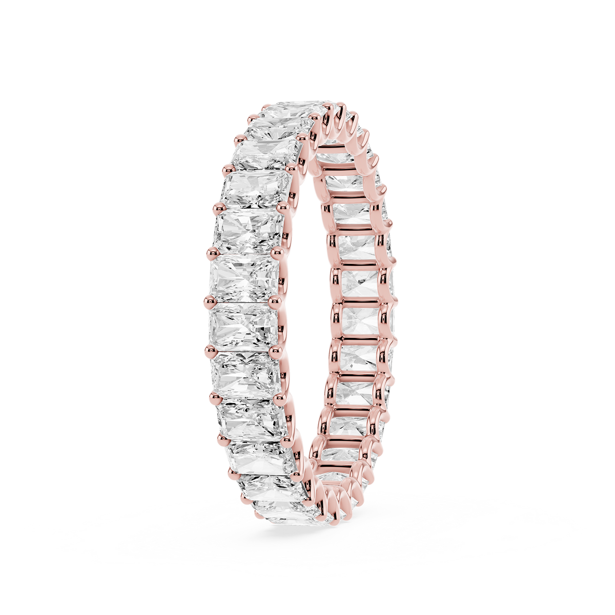 Lovea Romy Eternity Ring Radiantschliff – Roségold