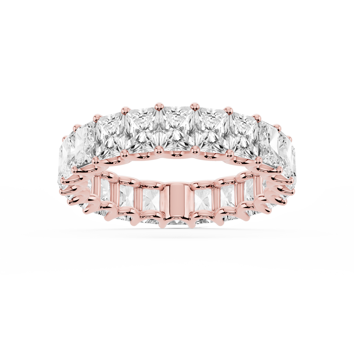 Lovea Romy Eternity Ring Radiantschliff – Roségold