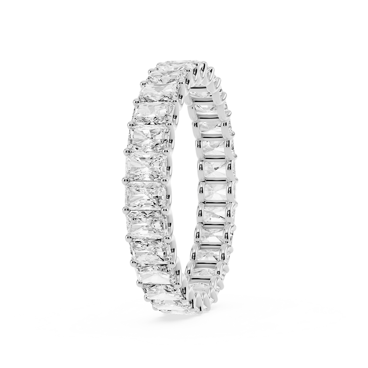 Lovea Romy Eternity Ring Radiantschliff – Weißgold
