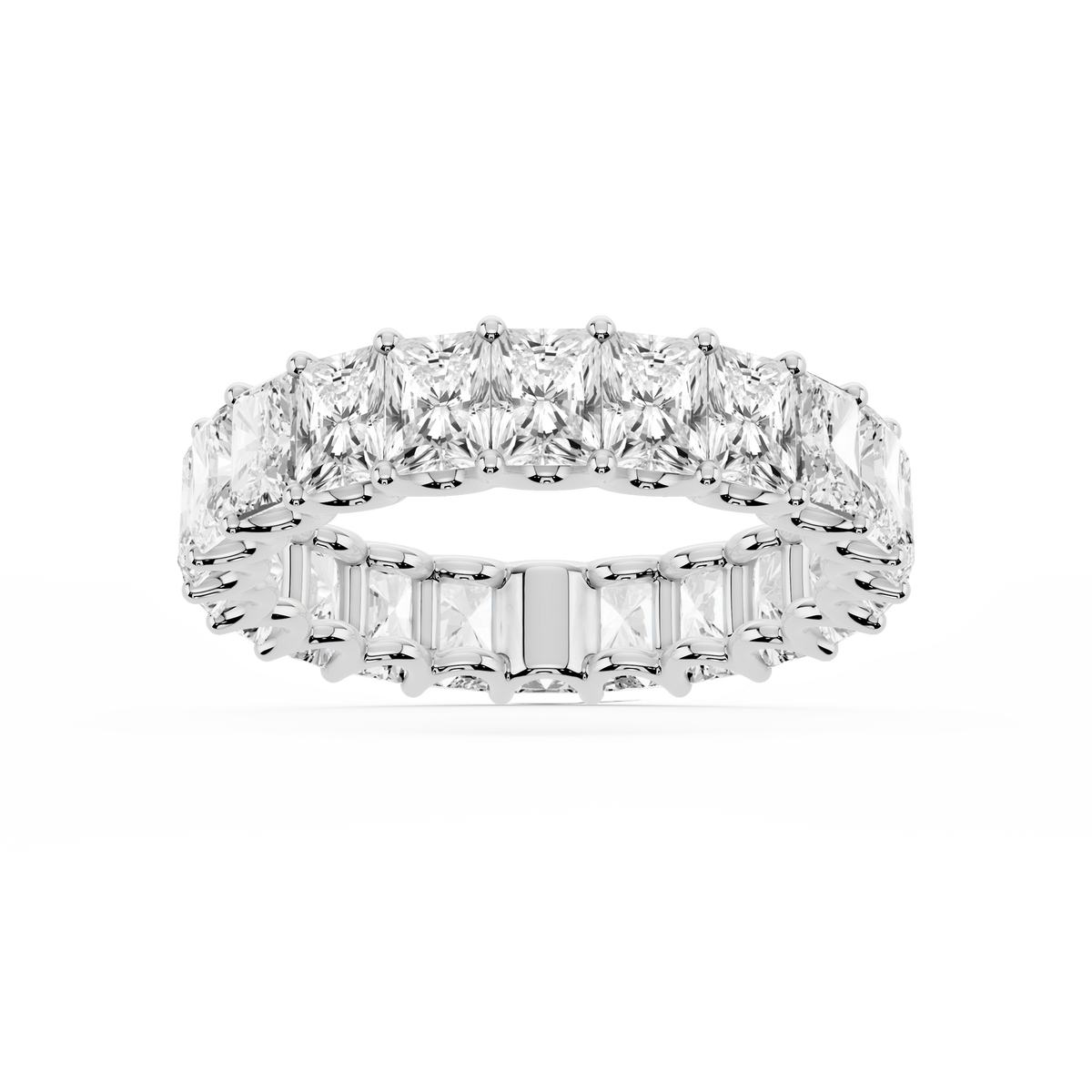 Lovea Romy Eternity Ring Radiantschliff – Weißgold