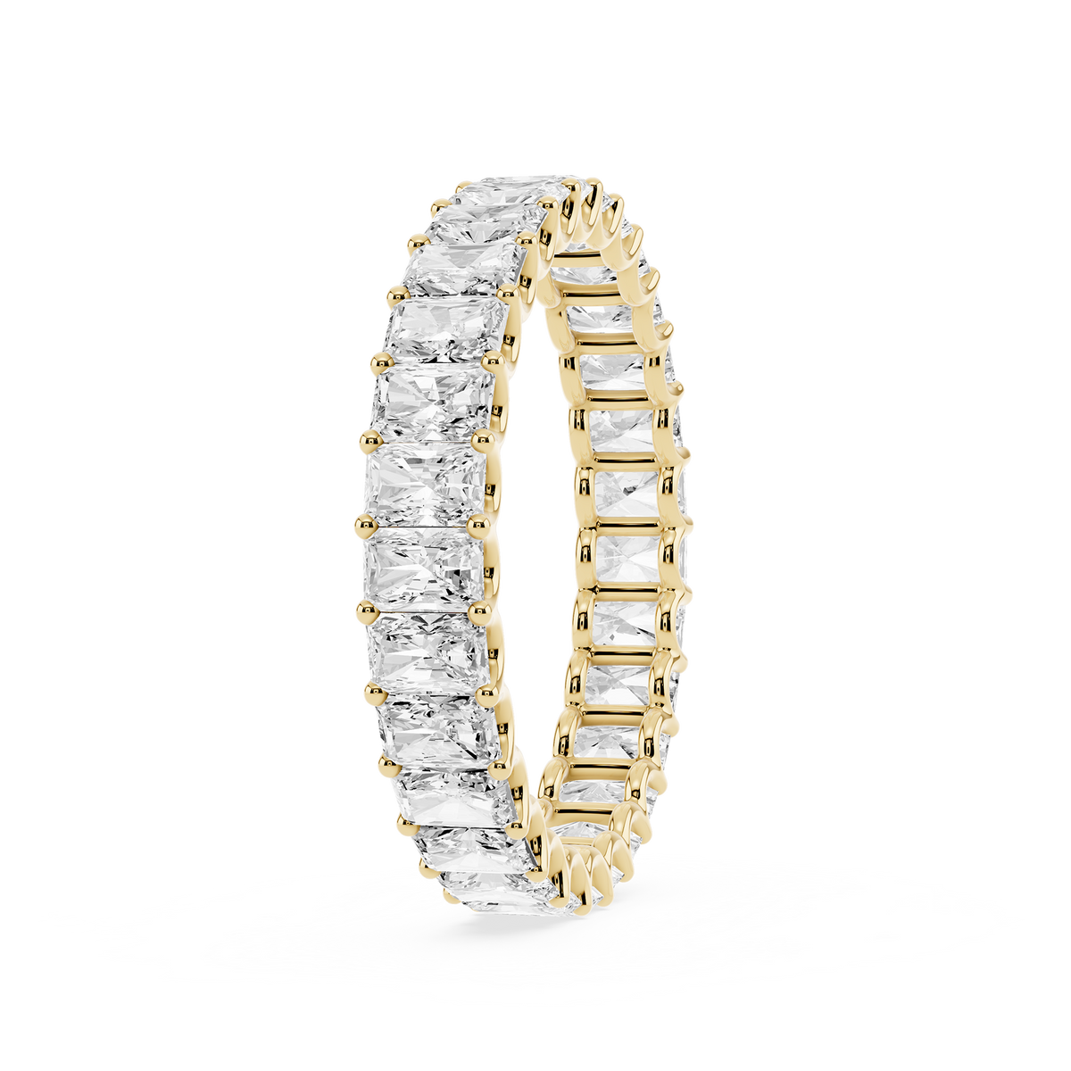 Lovea Romy Eternity Ring Radiantschliff – Gelbgold
