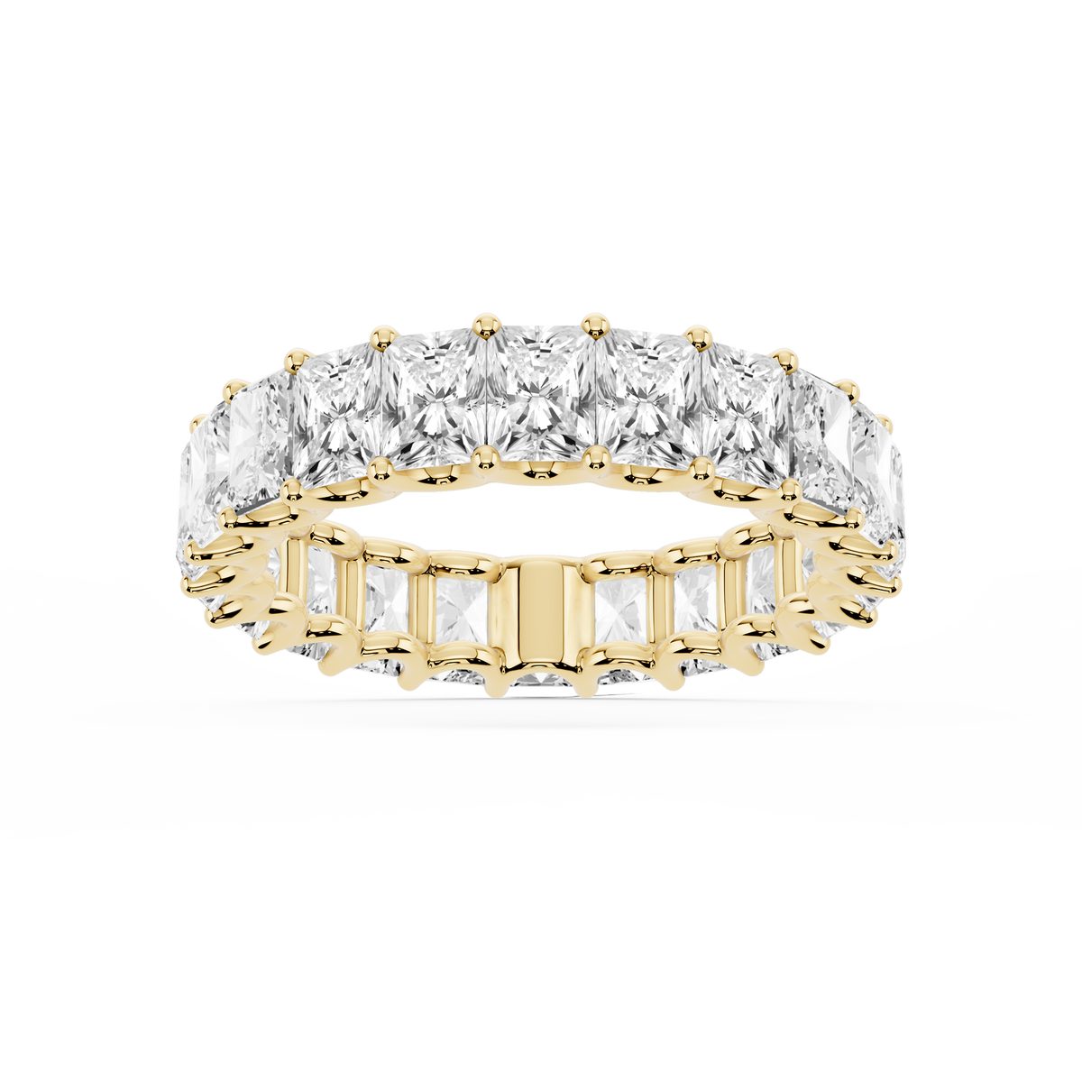 Lovea Romy Eternity Ring Radiantschliff – Gelbgold