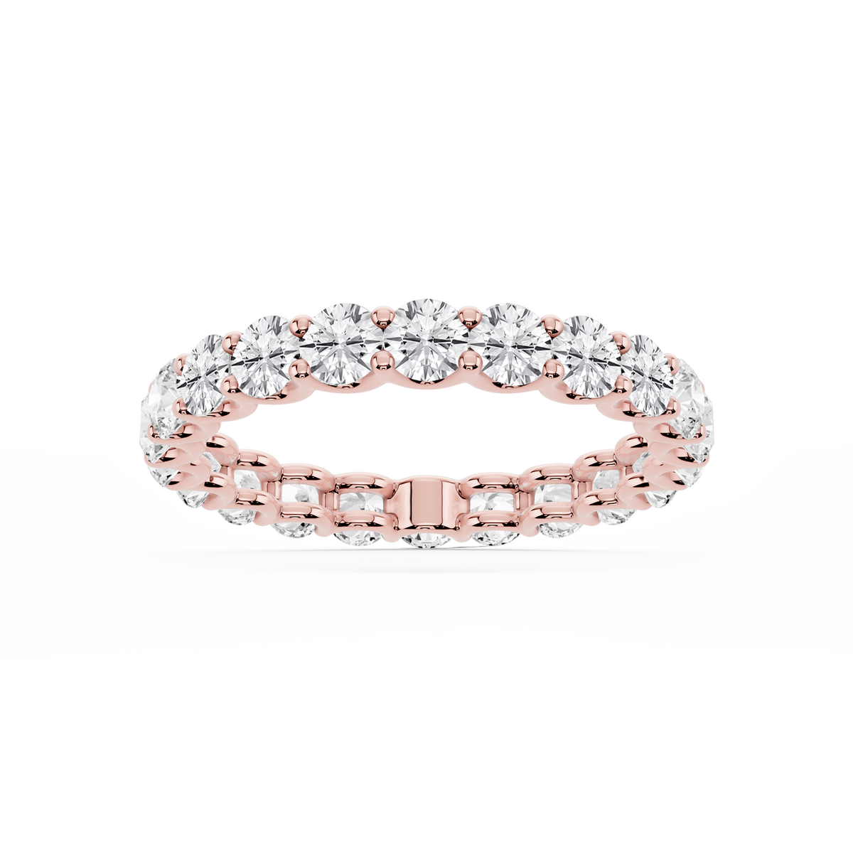 Lovea Romy Eternity Ring Rundschliff – Roségold