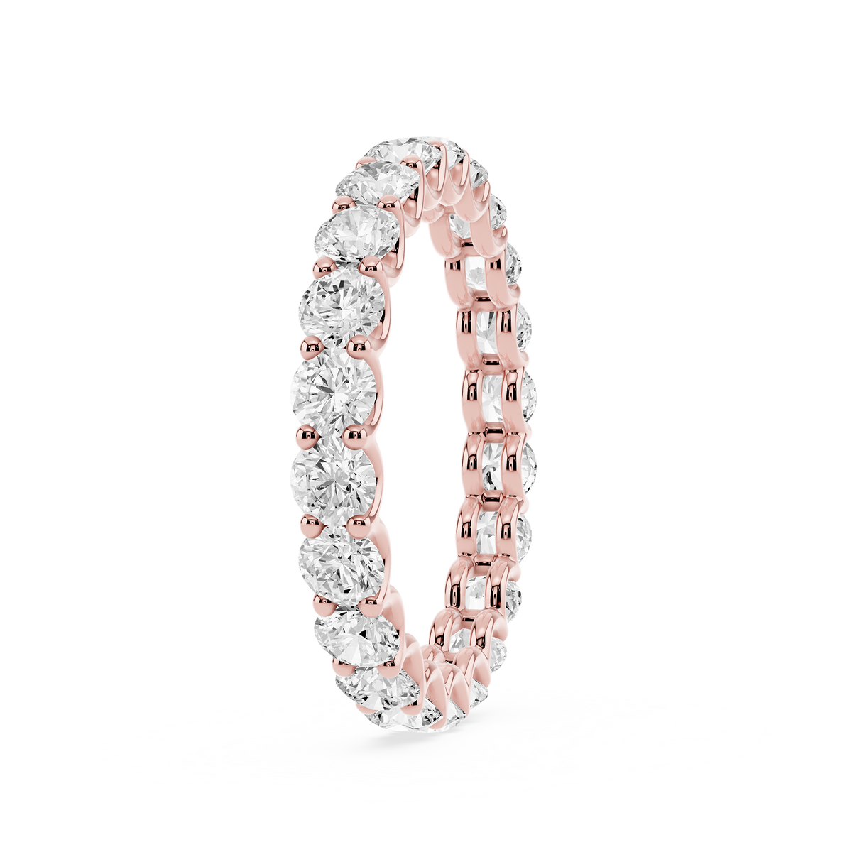 Lovea Romy Eternity Ring Rundschliff – Roségold