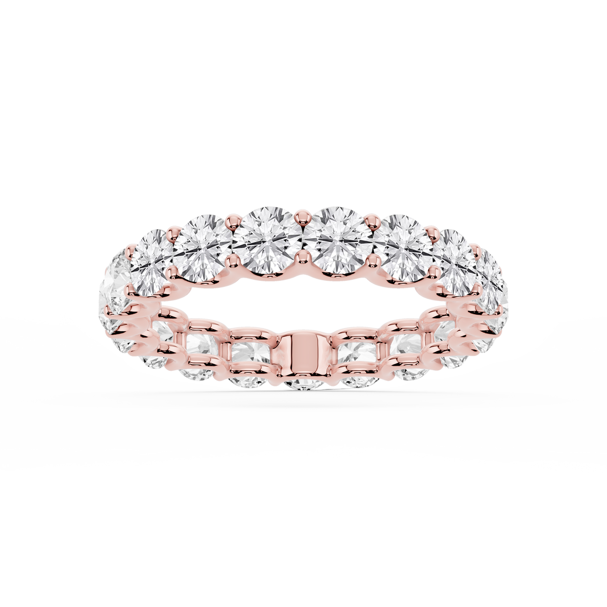 Lovea Romy Eternity Ring Rundschliff – Roségold