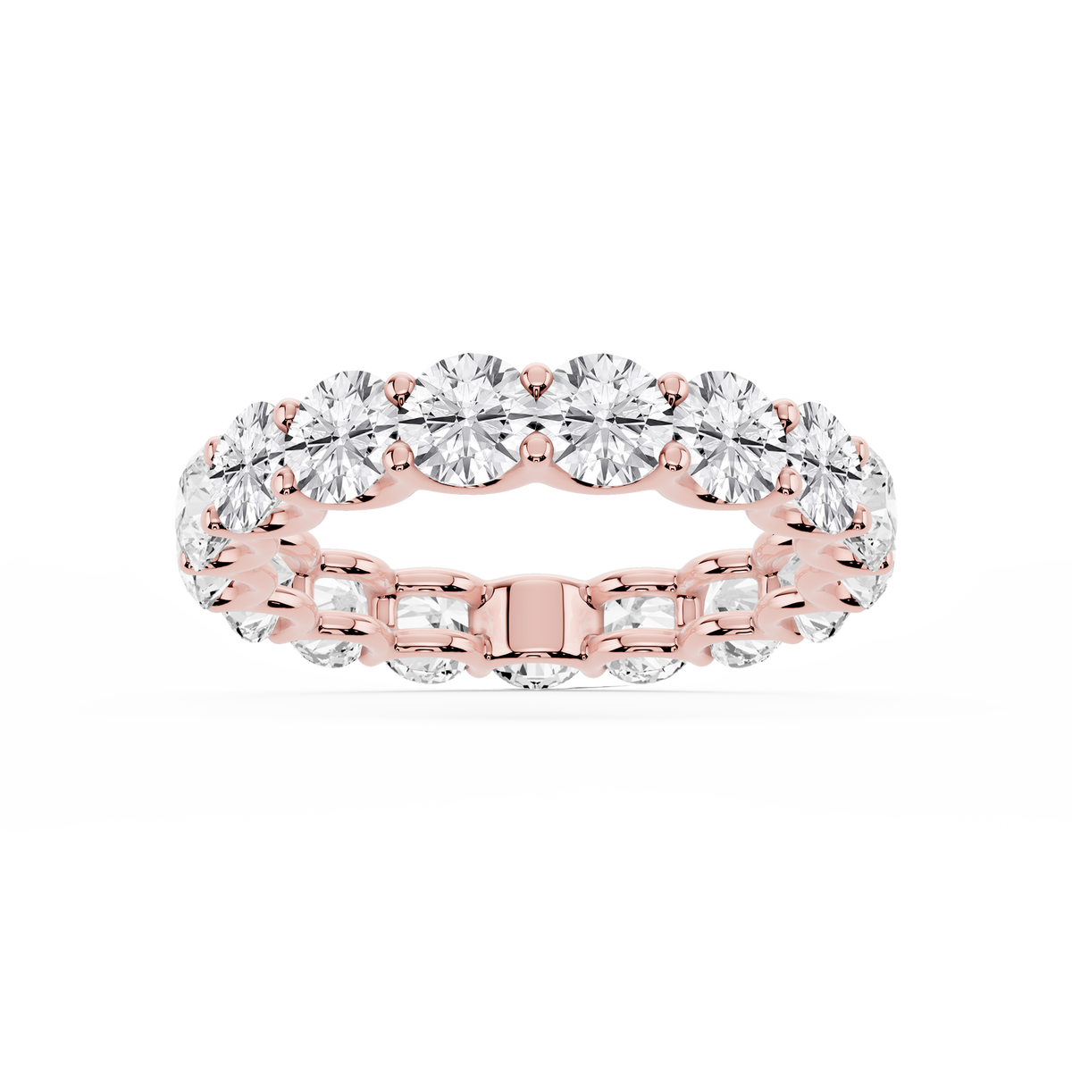 Lovea Romy Eternity Ring Rundschliff – Roségold