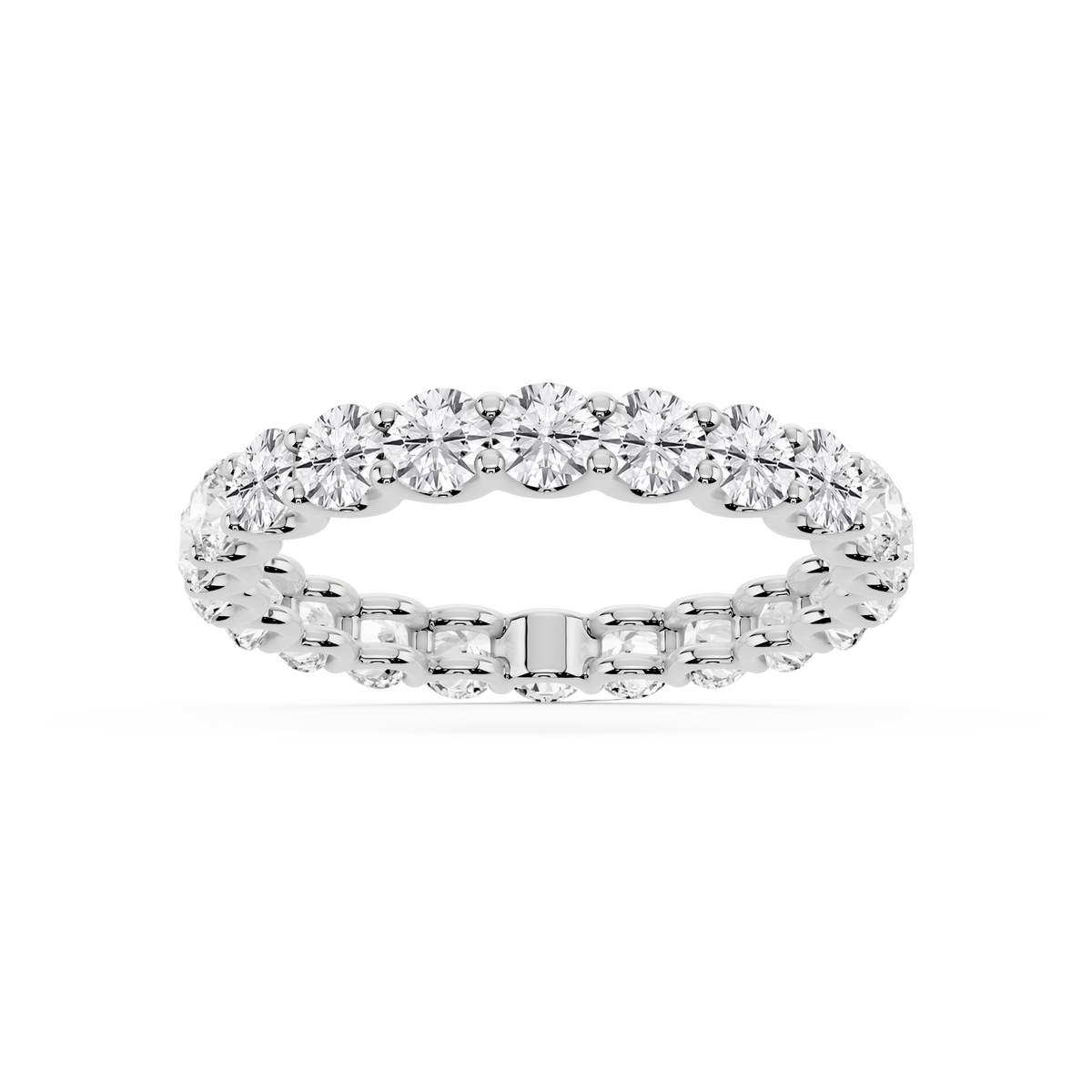 Lovea Romy Eternity Ring Rundschliff – Weißgold