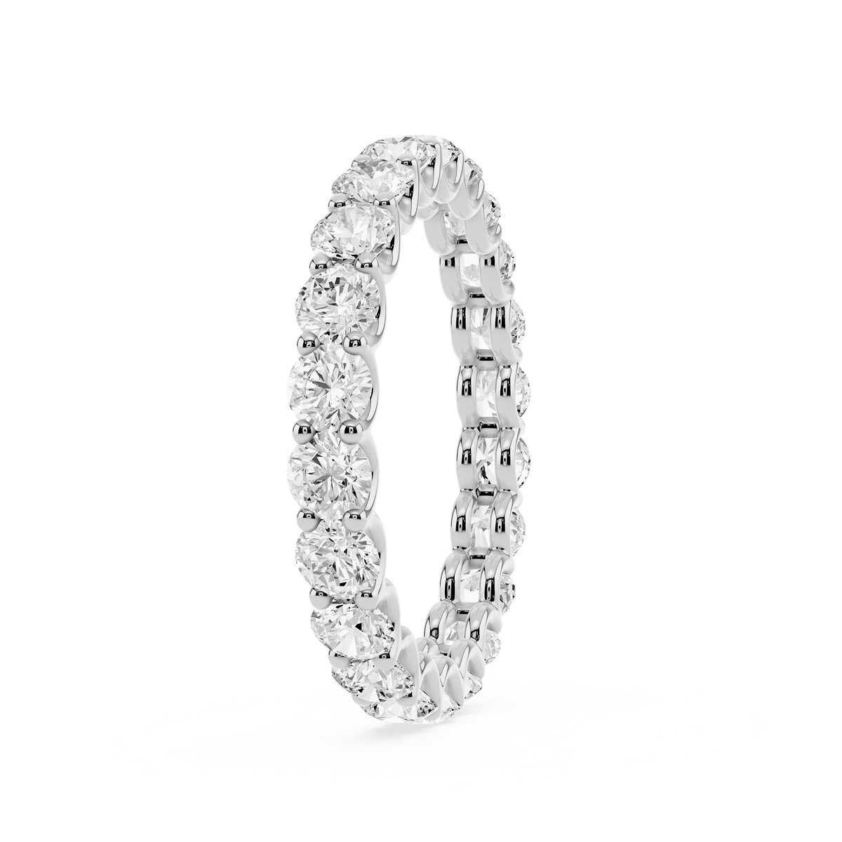 Lovea Romy Eternity Ring Rundschliff – Weißgold