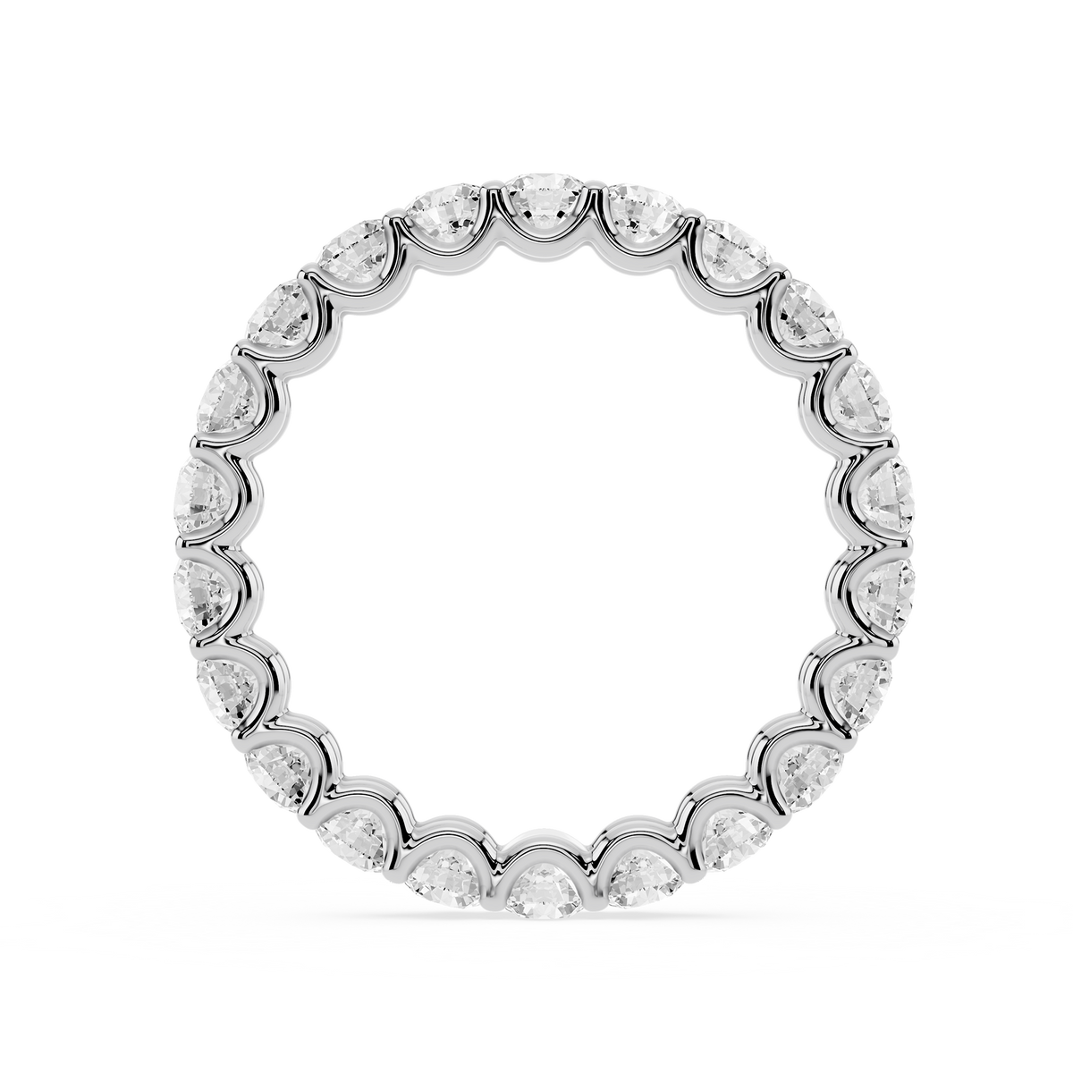 Lovea Romy Eternity Ring Rundschliff – Weißgold
