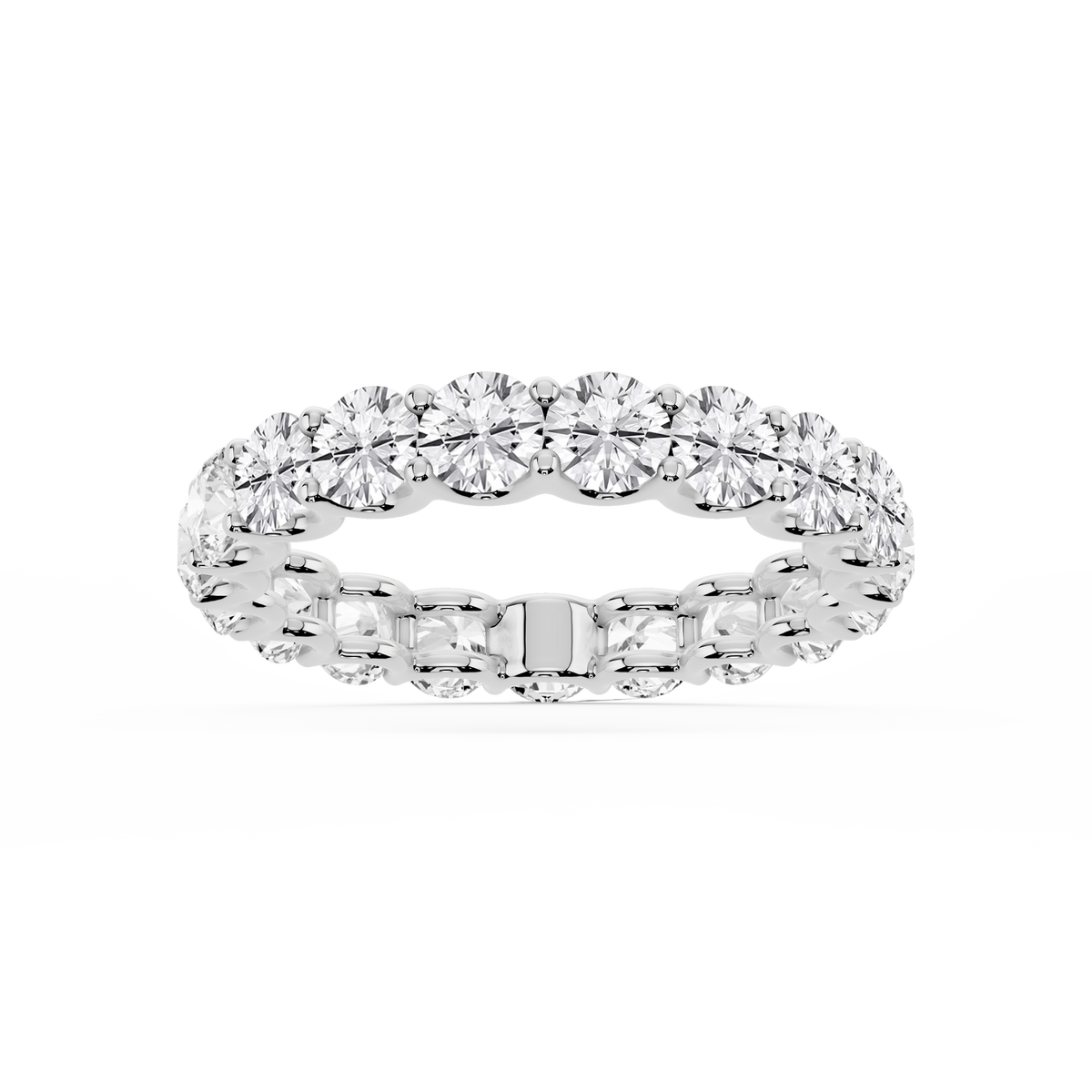 Lovea Romy Eternity Ring Rundschliff – Weißgold