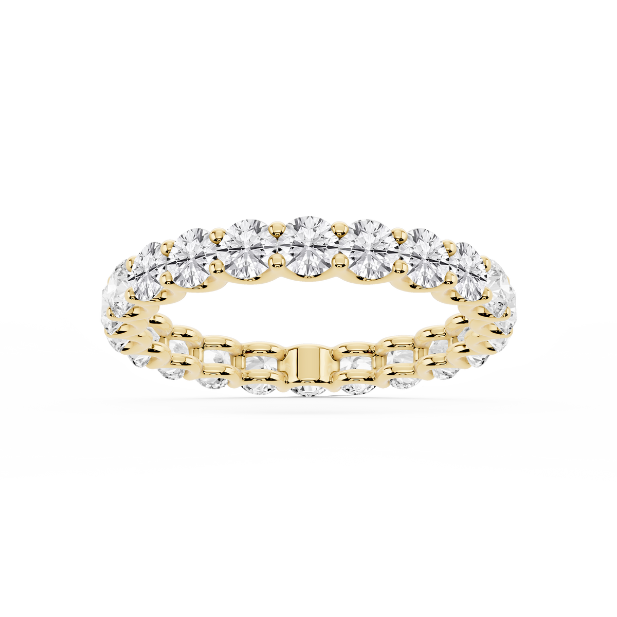 Lovea Romy Eternity Ring Rundschliff – Gelbgold